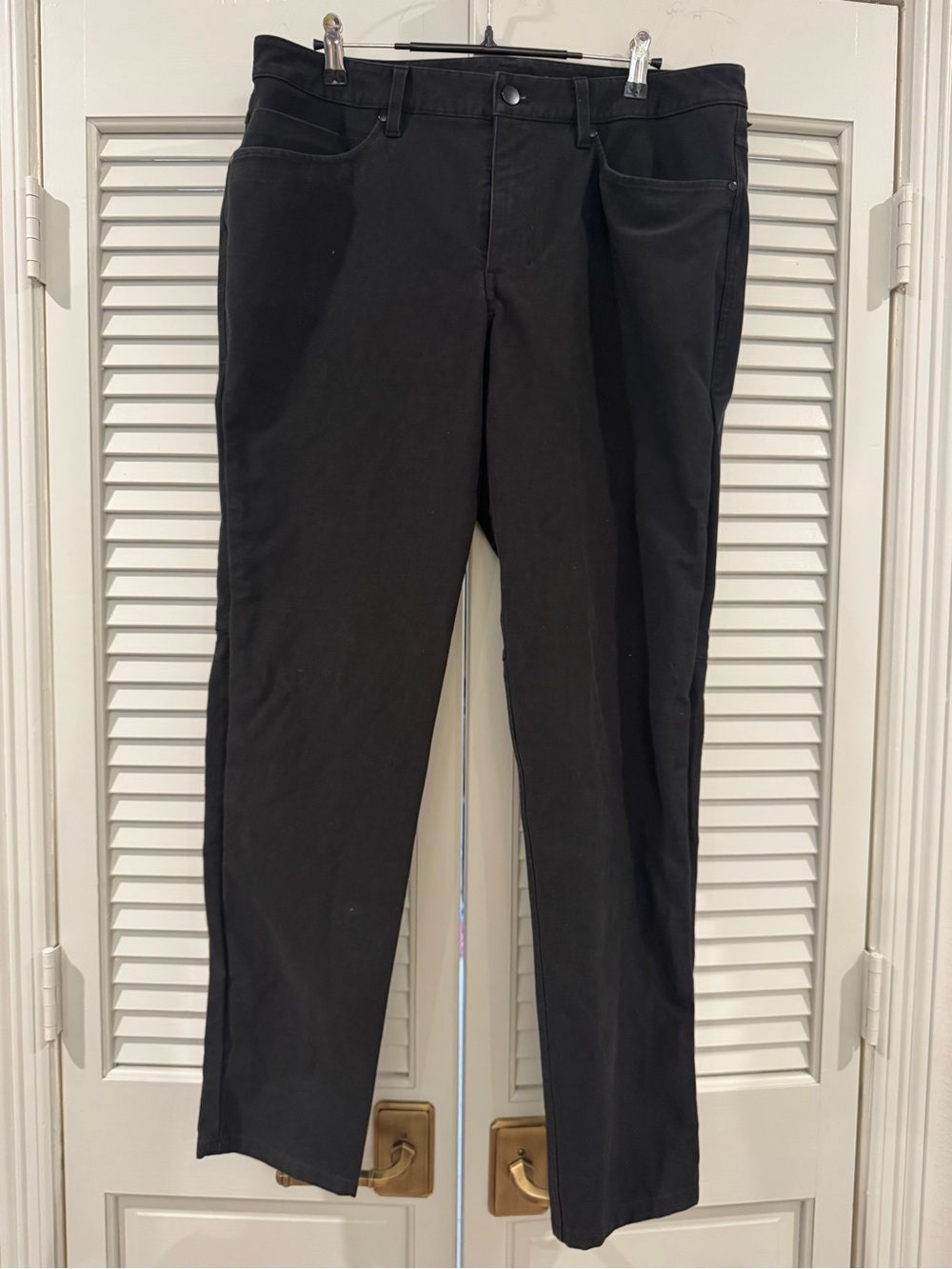 lululemon athletica Black Straight Chinos